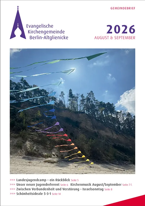 Titelbild des Gemeindebriefes 2026_08-09